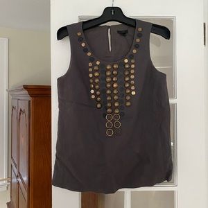 J.Crew Embellished Tank/Blouse